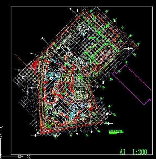 小区园林景观平面图免费下载 - 园林绿化及施工 - 土木工程网